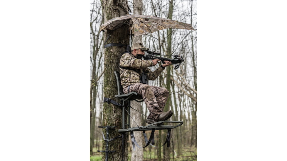 Hawk Treestands Helium Kickback LVL Hang-On Tree Stand, HWK-HF2033
