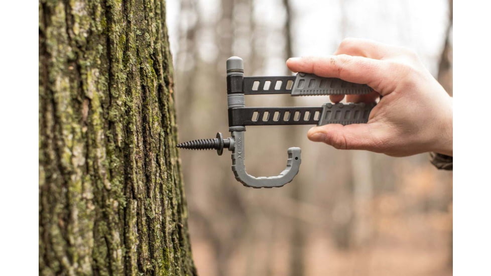 Hawk Tactical Trio Hybrid Tree Hook, Gray, HWK-HA3012
