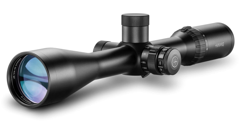 Hawke Sport Optics Airmax 30 Rifle Scope,6-24x50mm SF, 30mm Tube, First Focal Plane, MRAD Reticle, Black, 13321