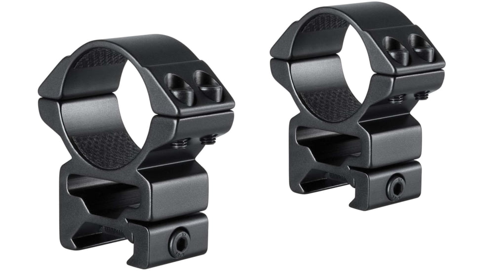 Hawke Sport Optics Match Series Weaver Scope Rings - 2 Pieces, 30mm, High, Black, 22117