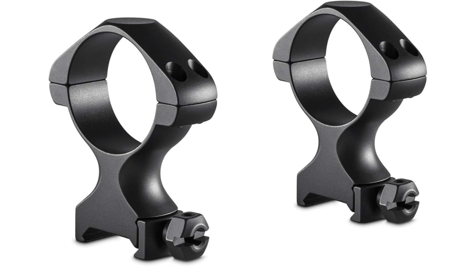Hawke Sport Optics Precision Steel 34mm Rings Weaver w/ Nut - 2-Pieces, High, Black, 23022