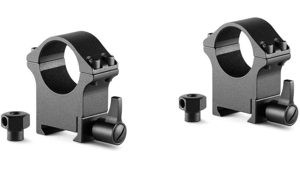 Hawke Sport Optics Professional Steel 1in Weaver Scope Rings - 2-Pieces, High, Black, 23102