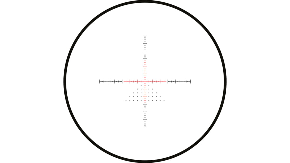 Hawke Sport Optics Sidewinder 30 SF Rifle Scope, 4-16x50mm, 30mm Tube, Second Focal Plane, 10x 1/2 Mil Dot + Reticle, Red, MRAD Adjustment, Black, 17250