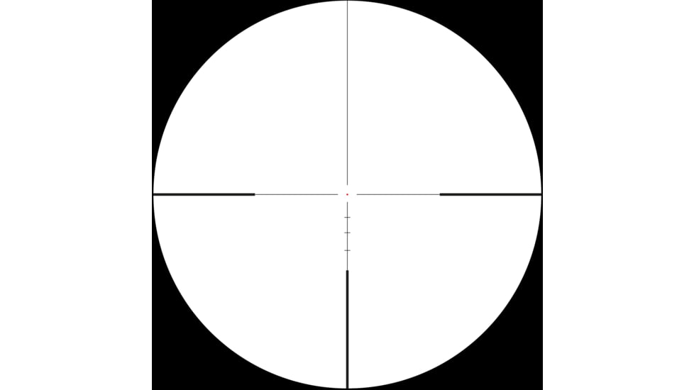 Hawke Sport Optics Vantage 6-24x50 30mm Tube Rifle Scope, Second Focal Plane, LR2 Dot Reticle, Black, 14420