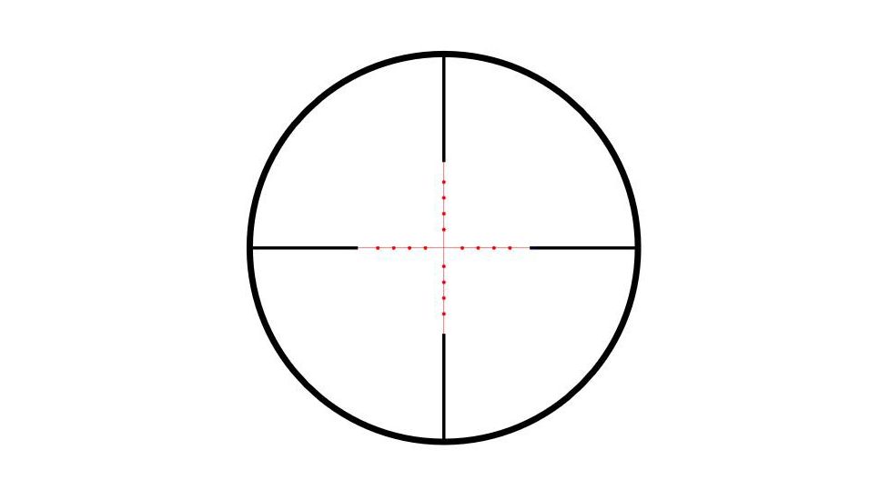 Hawke Sport Optics Vantage HD 4-12X50 Mil Dot IR Rifle Scope, Black 14250
