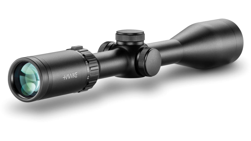 Hawke Sport Optics Vantage Rifle Scope, 3-12x44mm SF, 1in Tube, Half Mil Dot Reticle, Black, 14160