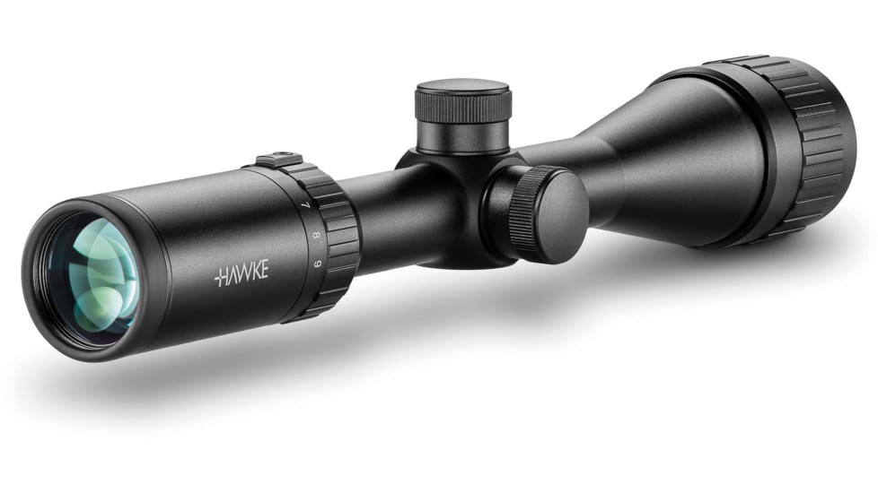 Hawke Sport Optics Vantage Rifle Scope, 3-9x40mm AO, 1in Tube, SFP, 30/30 Duplex Reticle, Black, 14122