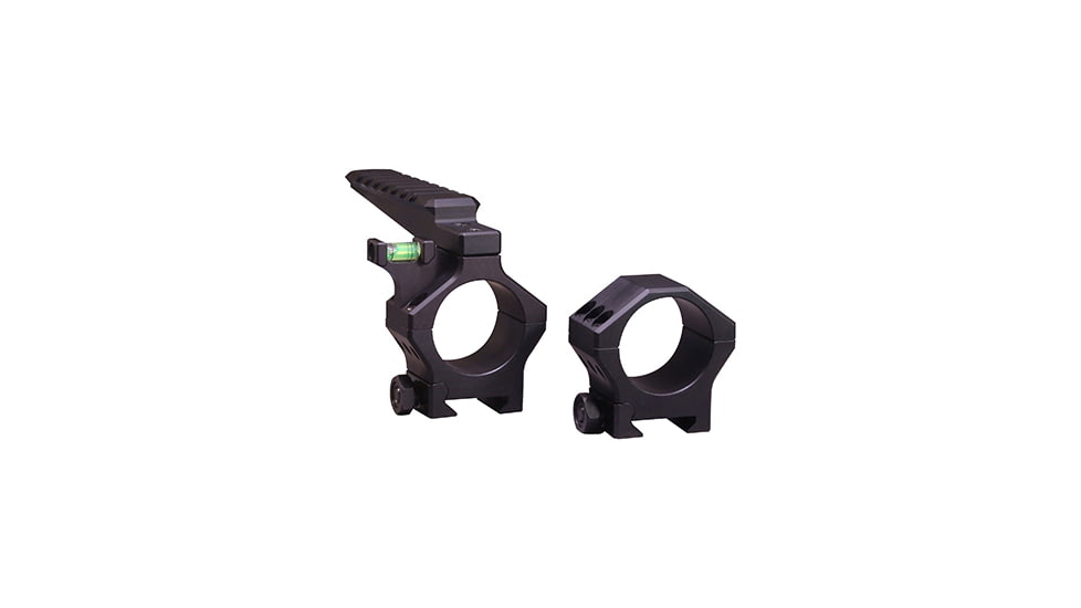 Hawkins Precision 36mm Heavy Tactical Scope Rings, 1.0in, Black, 914-0002