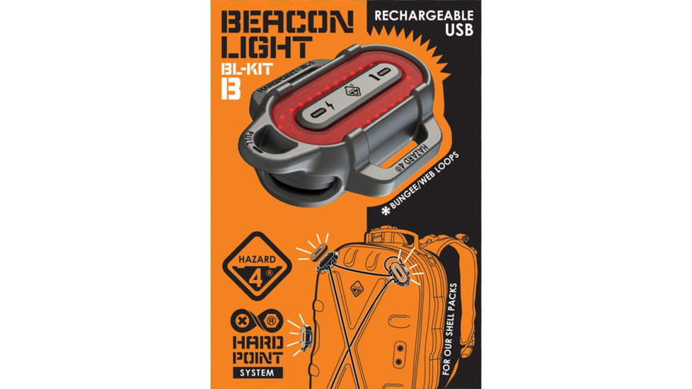 Hazard 4 Beacon Light Kit - B, Black, One Size, HP-BKB-BLK