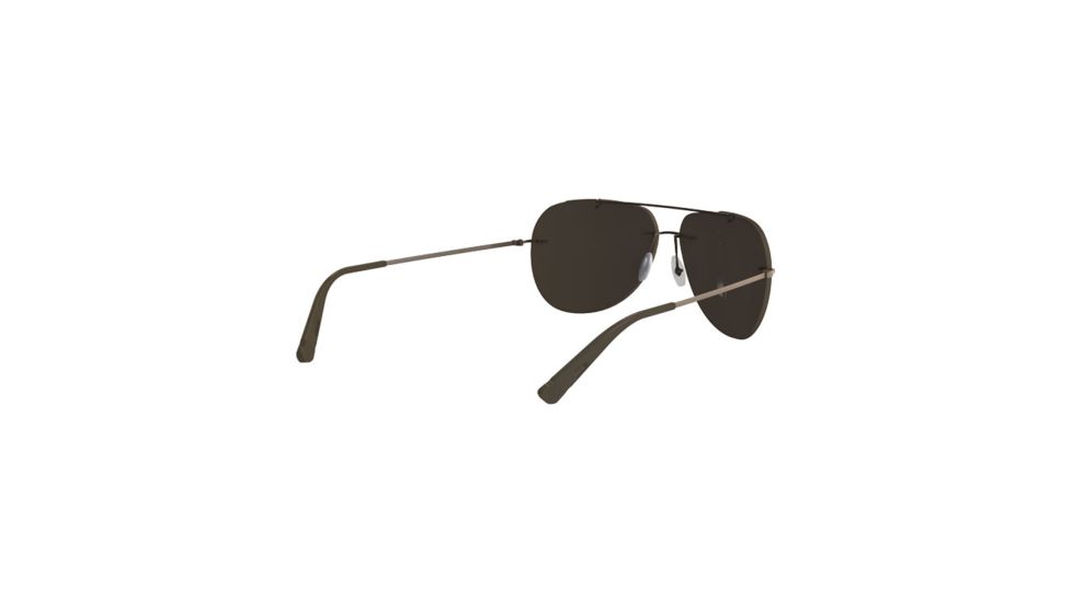 Hazard 4 Cluster Frameless Regular Aviator Sunglasses, Men's, Coyote Frame, Brown Lens, EYE-CLU-R-CYT