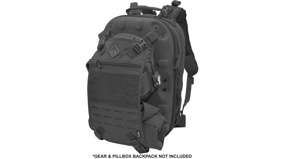 Hazard 4 Pillbox Beavertail Molle Cargo Panel, Black, One Size, ACS-BTL-BLK