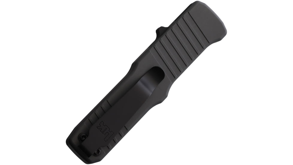 Heckler &amp; Koch Auto Hadron Out The Front Automatic Folding Knives, 3.38in, 154CM Stainless, Bayonet Blade, Gray Anodized Aluminum Handle, HK54022