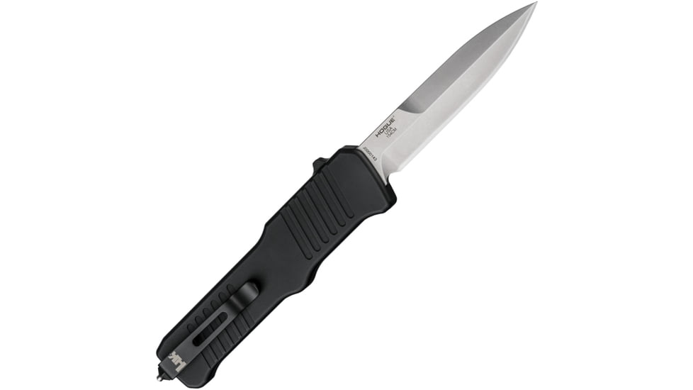 Heckler &amp; Koch Auto HK Incursion OTF Automatic Folding Knives w/ Glass breaker, 4in, 154CM Stainless Steel, Bayonet Blade, Black Anodized Aluminum Handle, 54090