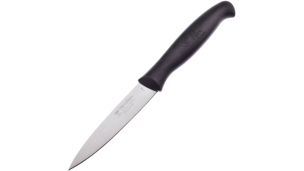 Hen &amp; Rooster Paring Knife Black, 3.5 satin finish 4116 stainless blade, Black ABS handle, HRI-053B