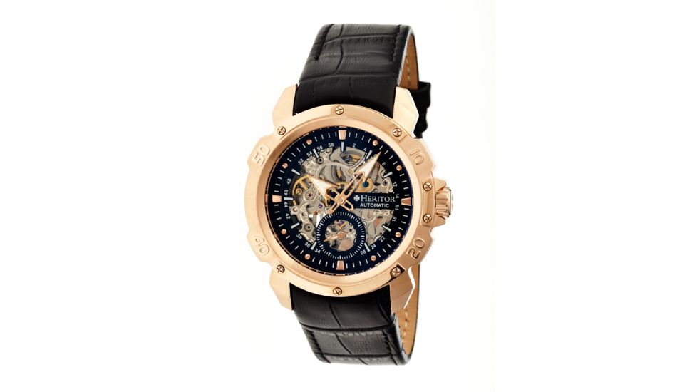 Heritor Heritor Automatic Carter Mens Watch, Rose Gold HERHR2506