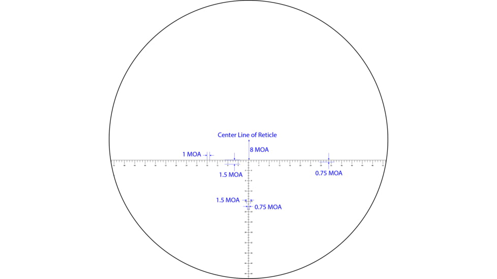 Hi-Lux Optics Phenom 33x85mm UHD MOA Reticle Eyepiece, Matte Black, Small, PM-EP-MOA