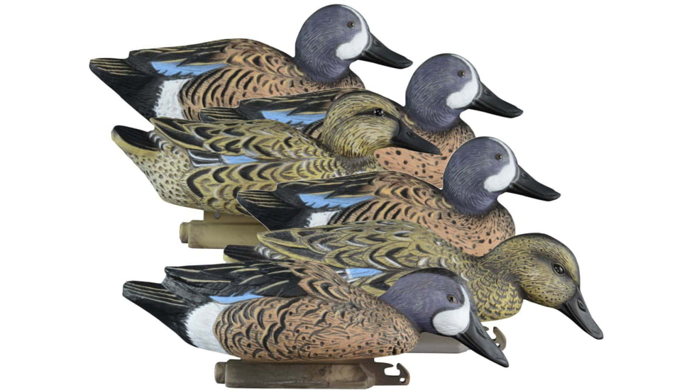 Higdon Outdoors 19953 Standard Blue Wing Teal Species Multi Color Foam Filled 6