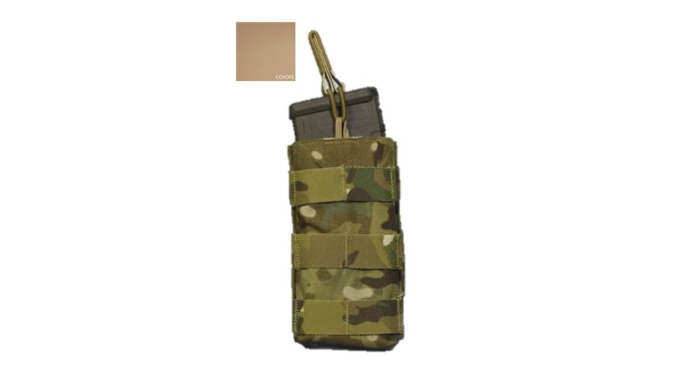 High Ground Gear 5.56 Low Profile Mag Pouch, Single, Coyote, HG-7000-4