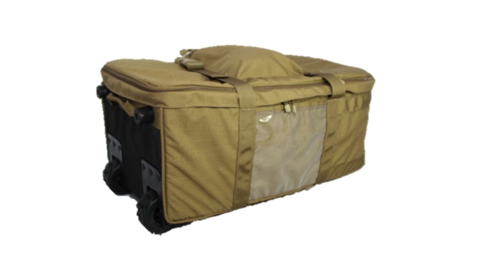 High Ground Gear HG Rolling Load Out Bag, 31.25in Lx17.5in Wx14.25in H, Coyote, HG-7977-4