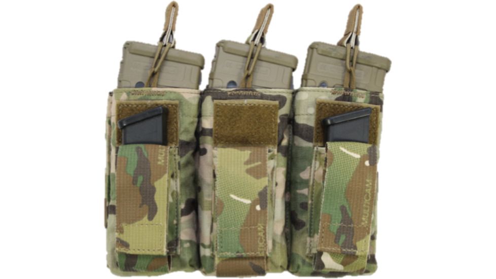 High Ground Gear M4/M16-Pistol Combo Pouch, Triple, Multi-Cam, HG-7993-1