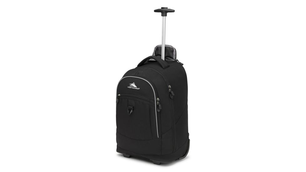 High Sierra Chaser Wheeled Laptop Backpack, Black, 20inx 13.5inx 8in, 53990-1041