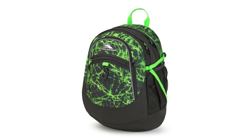 High Sierra Fatboy Backpack, Lime Fire/Black/Lime, 19.5inx 13.0inx 7.0in, 64020-6757