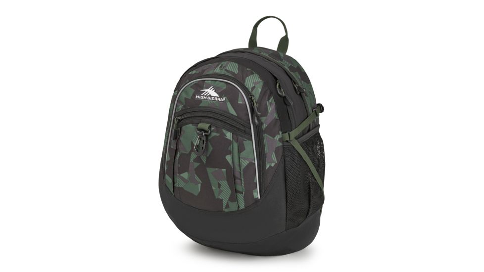 High Sierra Fatboy Backpack, Shattered Camo/Black/Olive, 19.5inx 13.0inx 7.0in, 64020-6792