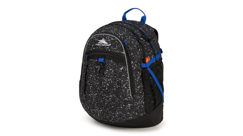 High Sierra Fatboy Backpack, Speckle/Black/Vivid Blue, 19.5inx 13.0inx 7.0in, 64020-5887