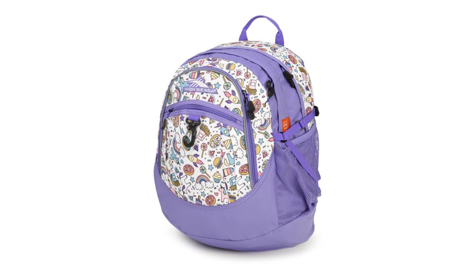 High Sierra Fatboy Backpack, Sweet Cakes/Lavender, 19.5inx 13.0inx 7.0in, 64020-5892