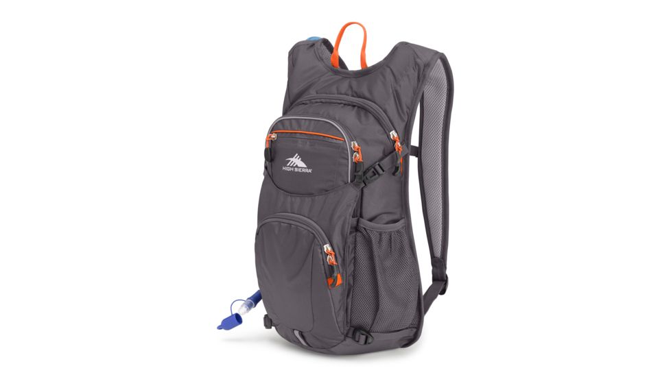 High Sierra HydraHike 16L Hydration Pack, Mercury/Redline, 20.8inx 14.8inx 4.8in, 105492-4637