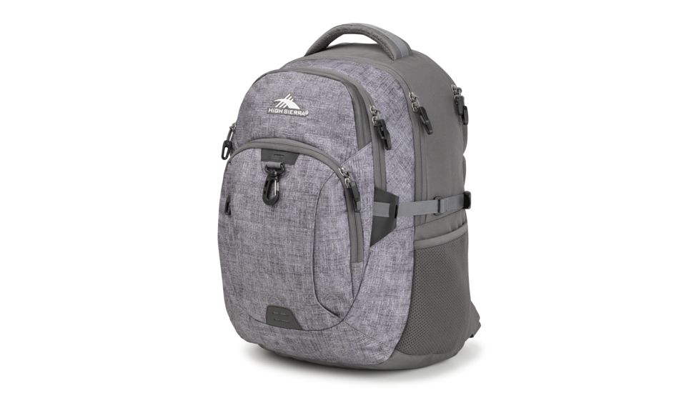 High Sierra Jarvis Laptop Backpack, Woolly Weave/Slate, 19.5inx 14inx 10in, 105182-6697