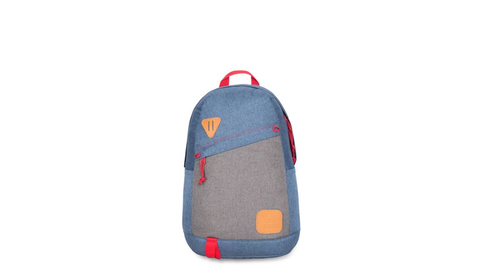 High Sierra Tear Drop Backpack, Dusty Blue/Slate/Crimson, 16.9inx 11.4inx 5.5in, 106508-6422
