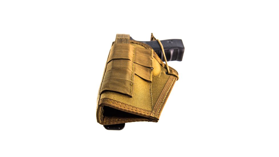 High Speed Gear Ambidextrous Nylon Holster, Medium, Coyote Brown 60UA01CB