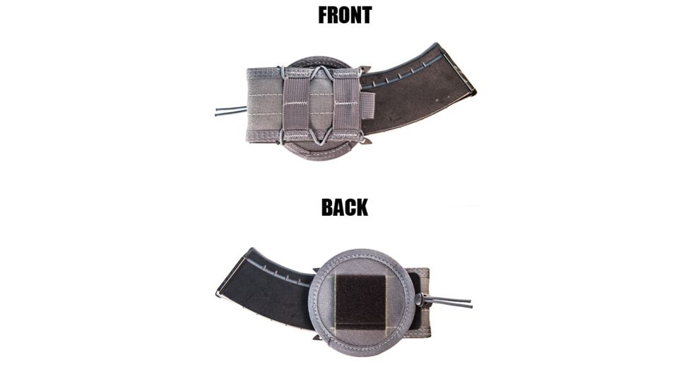 High Speed Gear Disc 90 Degree Belt Mounted Magazine Pouch, Wolf Gray, 13GD00WG