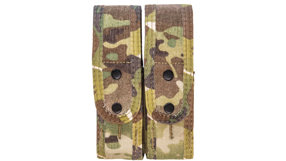 High Speed Gear HSGI Duty Double TACO-Covered Plus Pistol Magazine Pouch, MultiCam, 41PX02MC