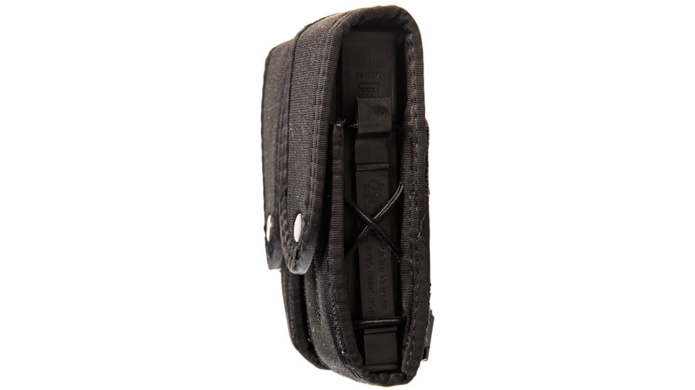 High Speed Gear HSGI Duty Double TACO-Covered Plus Pistol Magazine Pouch, Black, 41PX02BK