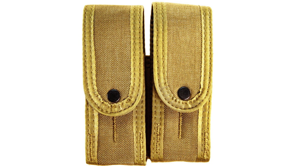 High Speed Gear HSGI Duty Double TACO-Covered Plus Pistol Magazine Pouch, Coyote Brown, 41PX02CB