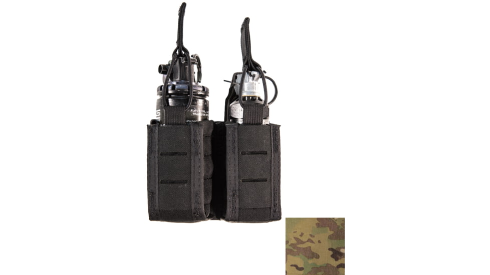 High Speed Gear HSGI Duty Double Flash Bang Taco U-Mount Pouch, MultiCam, 41SG02MC