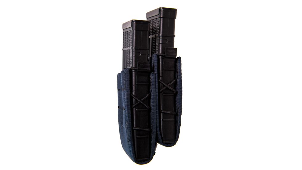 High Speed Gear Duty Staggered Double TACO Pouch U-MOUNT, LE Blue, 41TS02LE