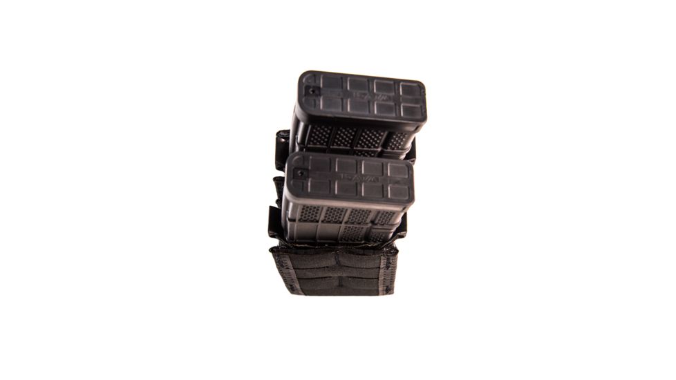High Speed Gear Duty Staggered Double TACO U-MOUNT, Black, 41TS02BK