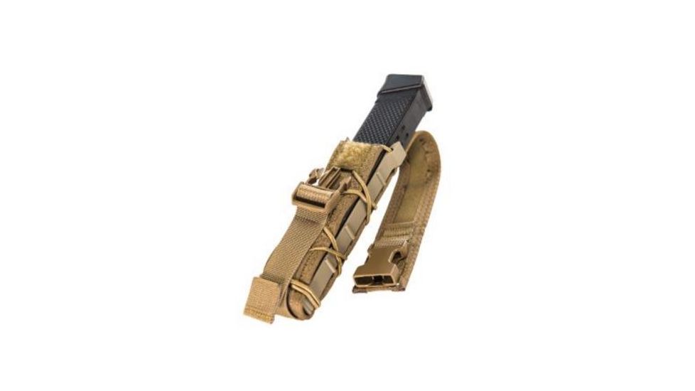 High Speed Gear HSGI Extended Covered Taco Pistol Pouch, Coyote Brown, 18EXC0CB
