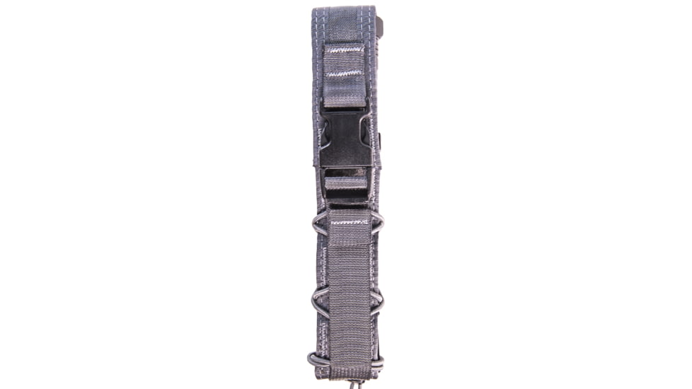 High Speed Gear Extended Pistol TACO Covered Adaptable Belt Mount, Wolf Gray, 10EX10WG
