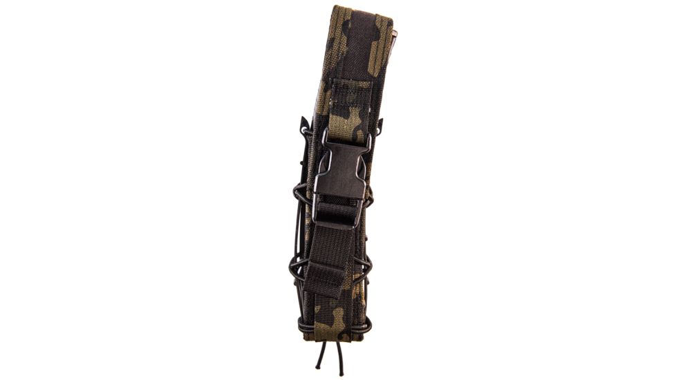 High Speed Gear HSGI Extended Covered Taco Pistol Pouch, MultiCam Black, 18EXC0MB