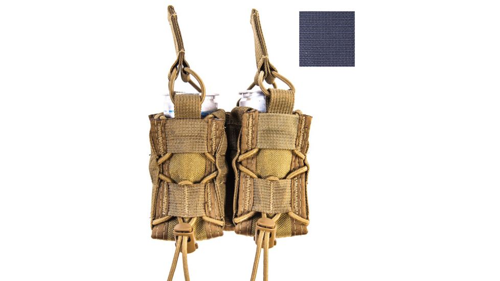 High Speed Gear HSGI 40MM Taco Single Adaptable Pouch, Double, LE Blue, 13M412LE