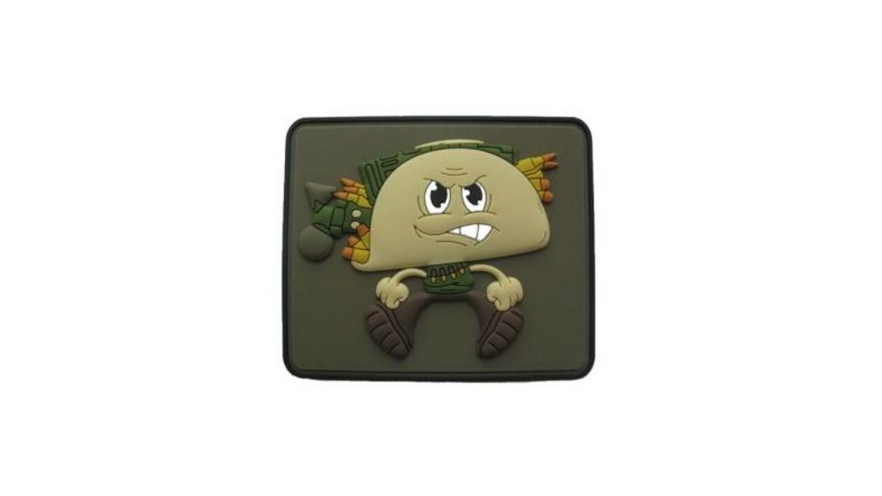 High Speed Gear HSGI Taco Man PVC Patch, Olive Drab, 90TMP0OD