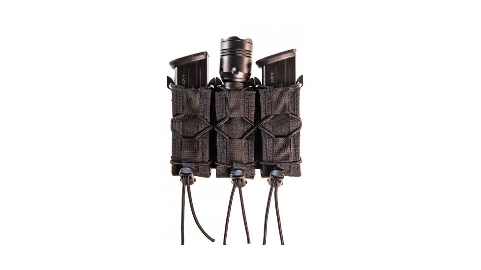 High Speed Gear HSGI Triple Taco Pistol Magazine Pouch, Black, 13PT13BK
