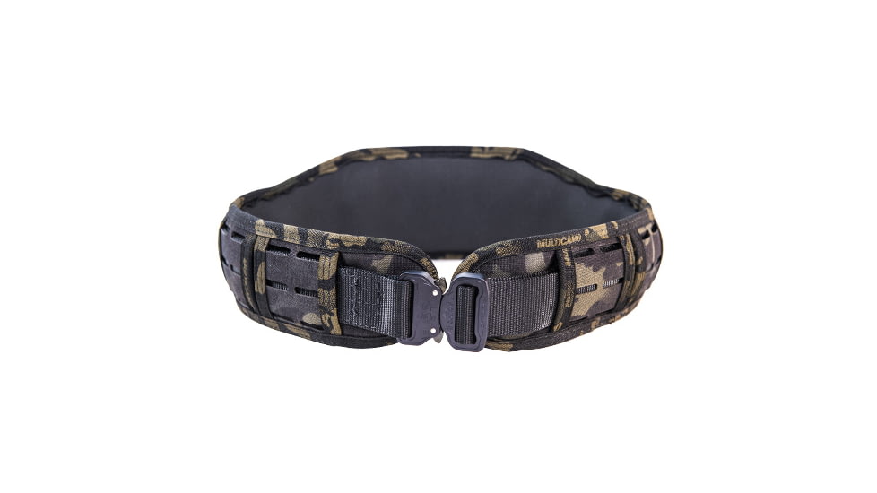 High Speed Gear LASER Slim Grip Padded Belt, SLOTTED, SM, MultiCam BK, Small, 33SLB0MB