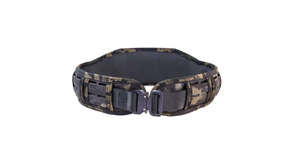 High Speed Gear LASER Slim Grip Padded Belt, SLOTTED, SM, MultiCam BK, Small, 33SLB0MB