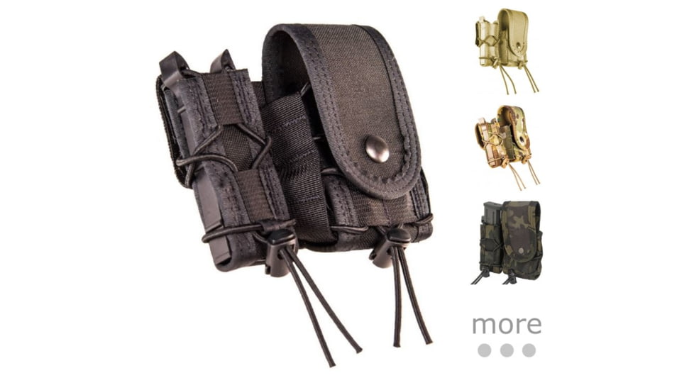 High Speed Gear Leo Taco Belt Mount-Covered Pouch, Black, Coyote Brown, MultiCam, MultiCam BK, Olive Drab, Wolf Gray