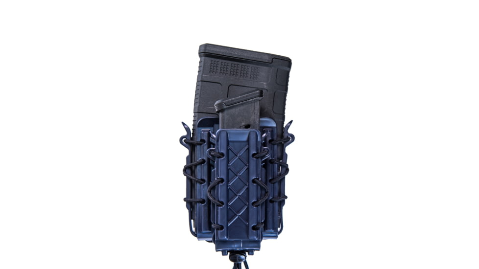High Speed Gear Polymer Double Decker Taco U-Mount Rifle/Pistol Pouches, LE Blue, 16DD00LE